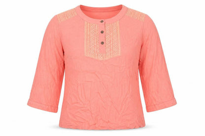 Womens UK Size 4 Anna Rose Pink Basic Blouse
