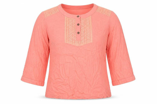 Womens UK Size 4 Anna Rose Pink Basic Blouse