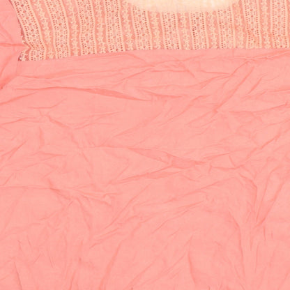 Womens UK Size 4 Anna Rose Pink Basic Blouse