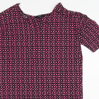 Womens UK Size 10 NEXT Pink Tunic T-Shirt