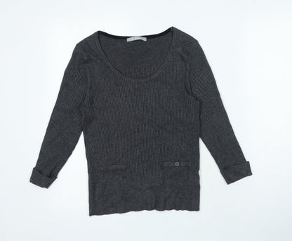 Womens UK Size 14 Marks and Spencer Grey Pullover Jumper