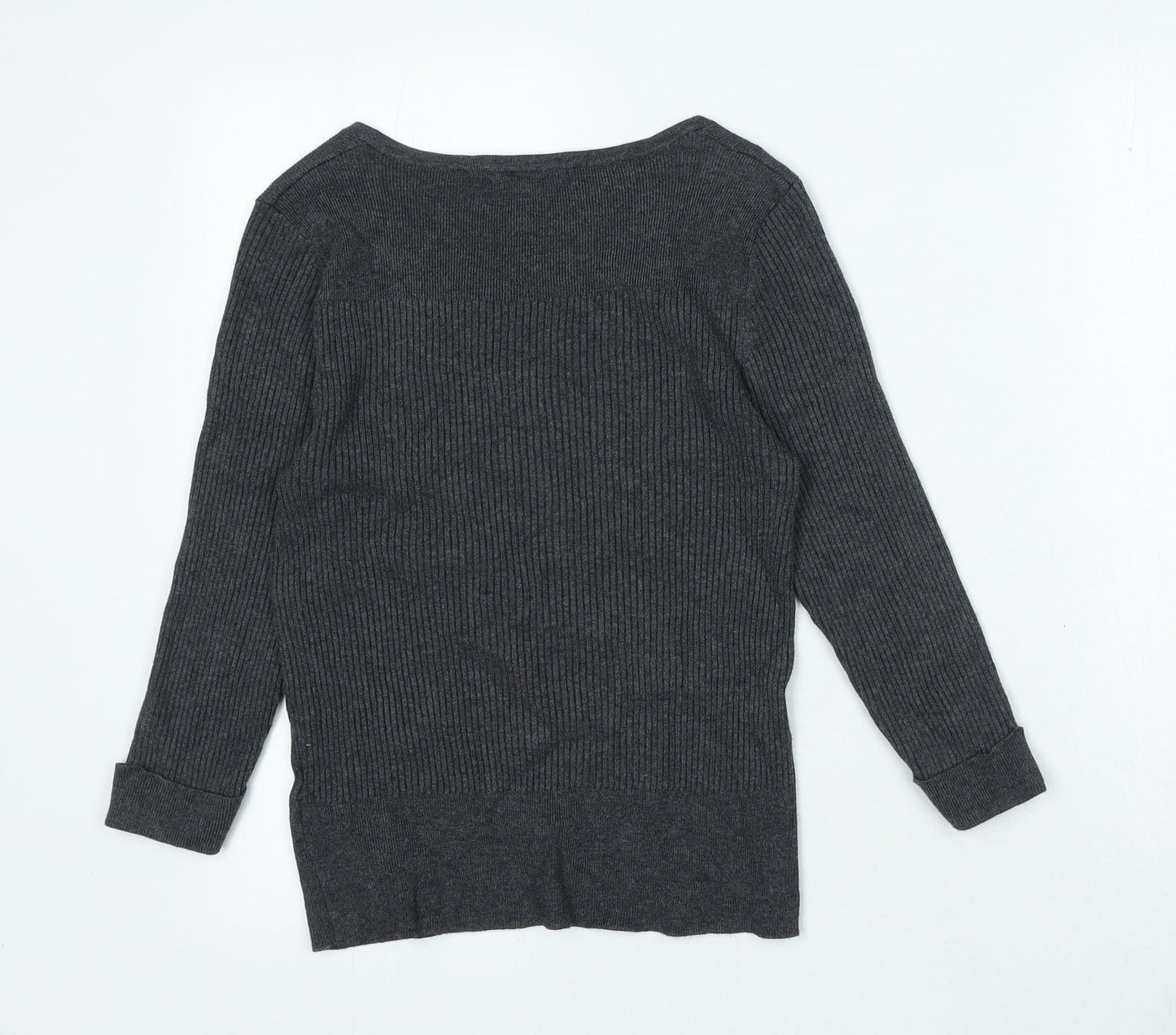Womens UK Size 14 Marks and Spencer Grey Pullover Jumper