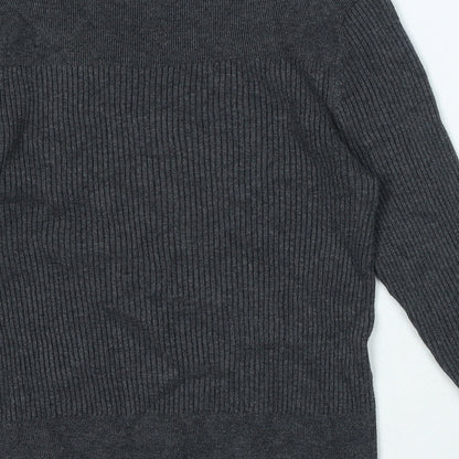 Womens UK Size 14 Marks and Spencer Grey Pullover Jumper
