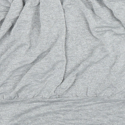 Womens UK Size 12 Dorothy Perkins Silver Basic Blouse