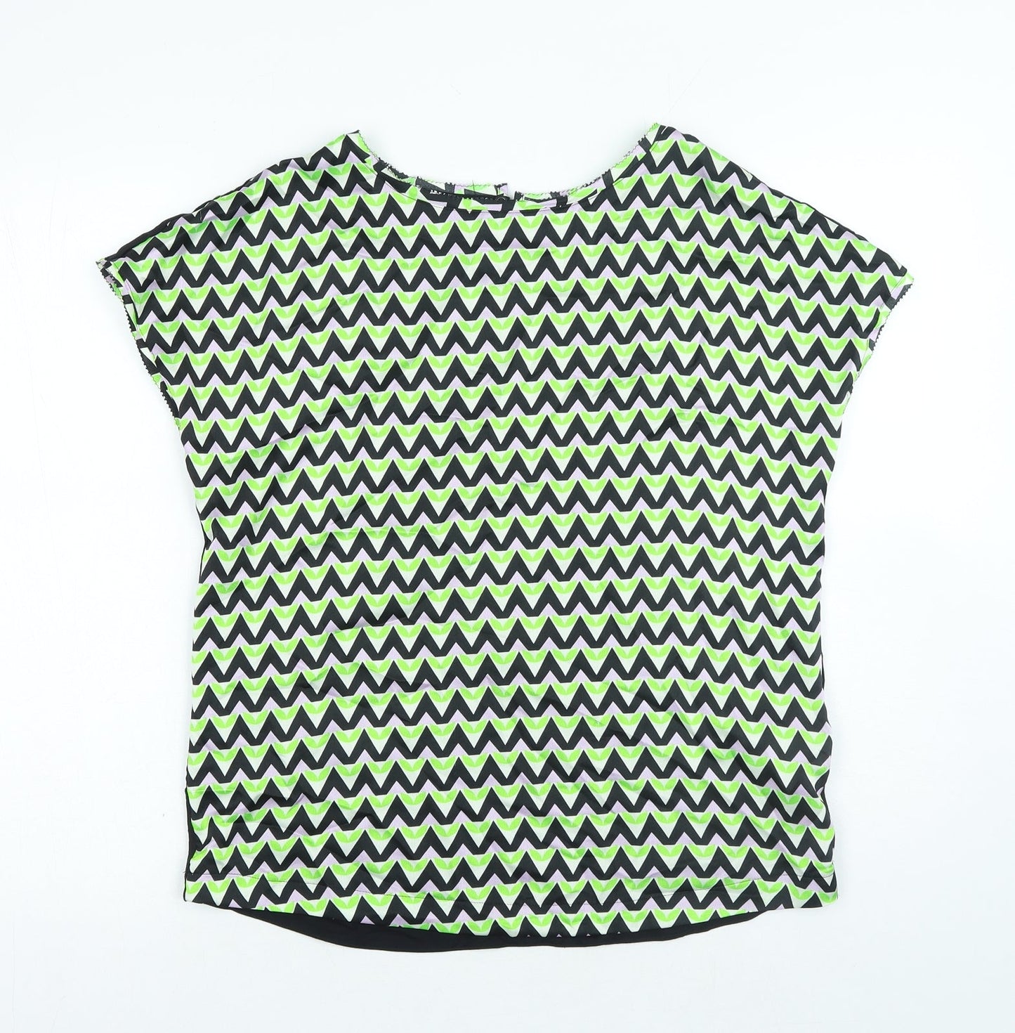Womens UK Size 8 Marks and Spencer Multicoloured Basic Blouse