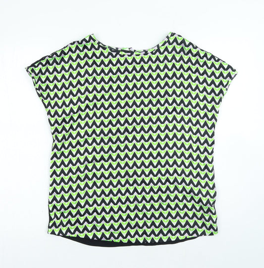 Womens UK Size 8 Marks and Spencer Multicoloured Basic Blouse