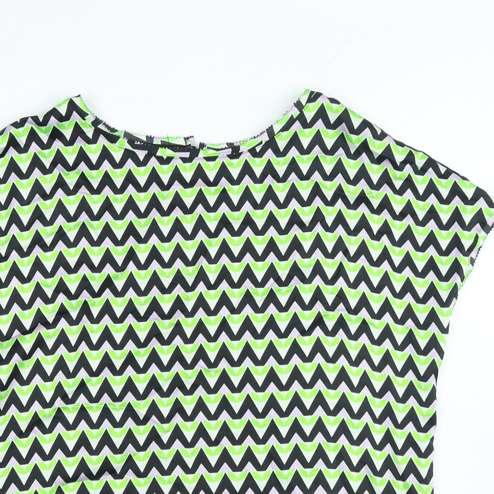 Womens UK Size 8 Marks and Spencer Multicoloured Basic Blouse
