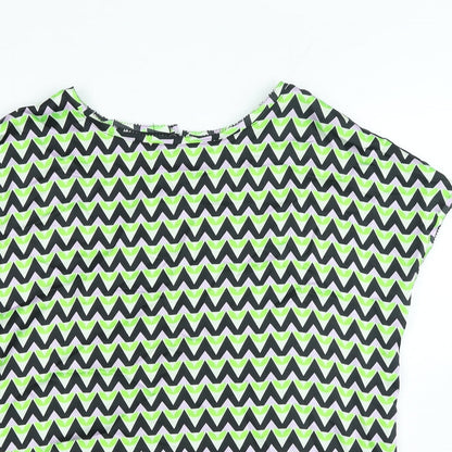 Womens UK Size 8 Marks and Spencer Multicoloured Basic Blouse