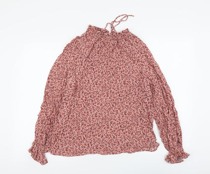Womens UK Size 8 Marks and Spencer Pink Basic Blouse