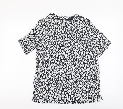 Womens UK Size 8 Marks and Spencer White Basic Blouse