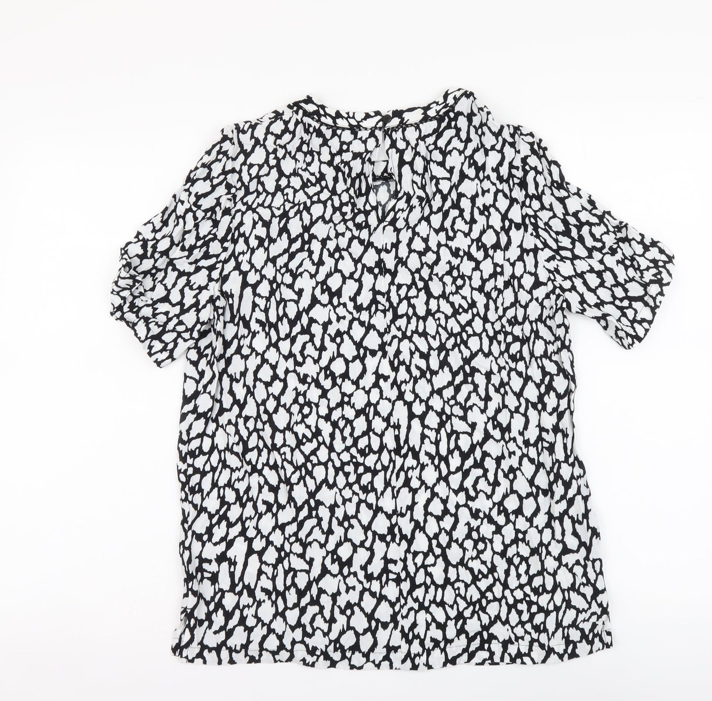 Womens UK Size 8 Marks and Spencer White Basic Blouse