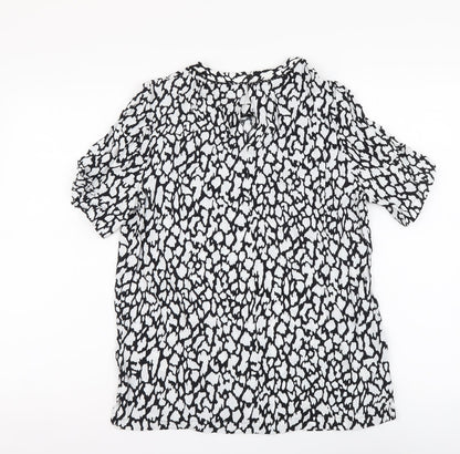 Womens UK Size 8 Marks and Spencer White Basic Blouse