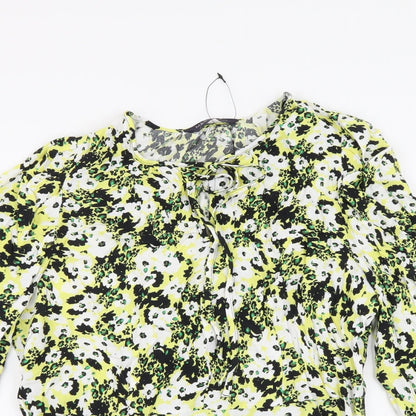 Womens UK Size 12 Marks and Spencer Multicoloured Basic Blouse
