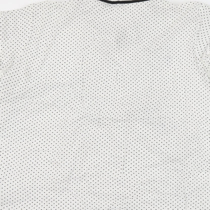Womens UK Size L TEX White Basic Blouse