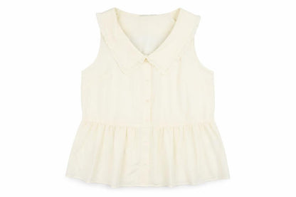 Womens UK Size 14 George Ivory Basic Button-Up