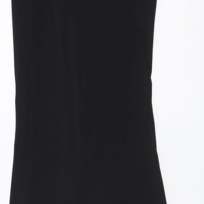 FOREVER 21 Womens Black Polyester Bodycon Size S Mock Neck Pullover