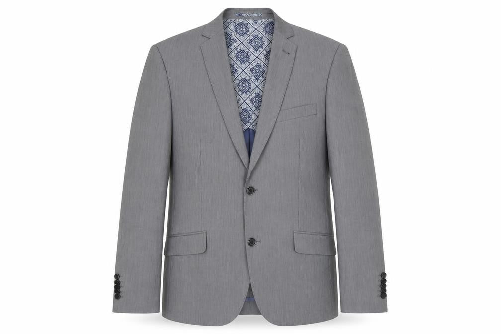 Mens UK Size M Angelo Litrico Regular Grey Suit 3 Piece