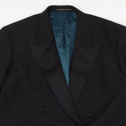 Mens UK Size M Marks and Spencer Regular Black Suit Jacket