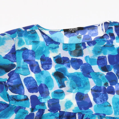 Womens UK Size 10 OPUS Blue Basic Blouse