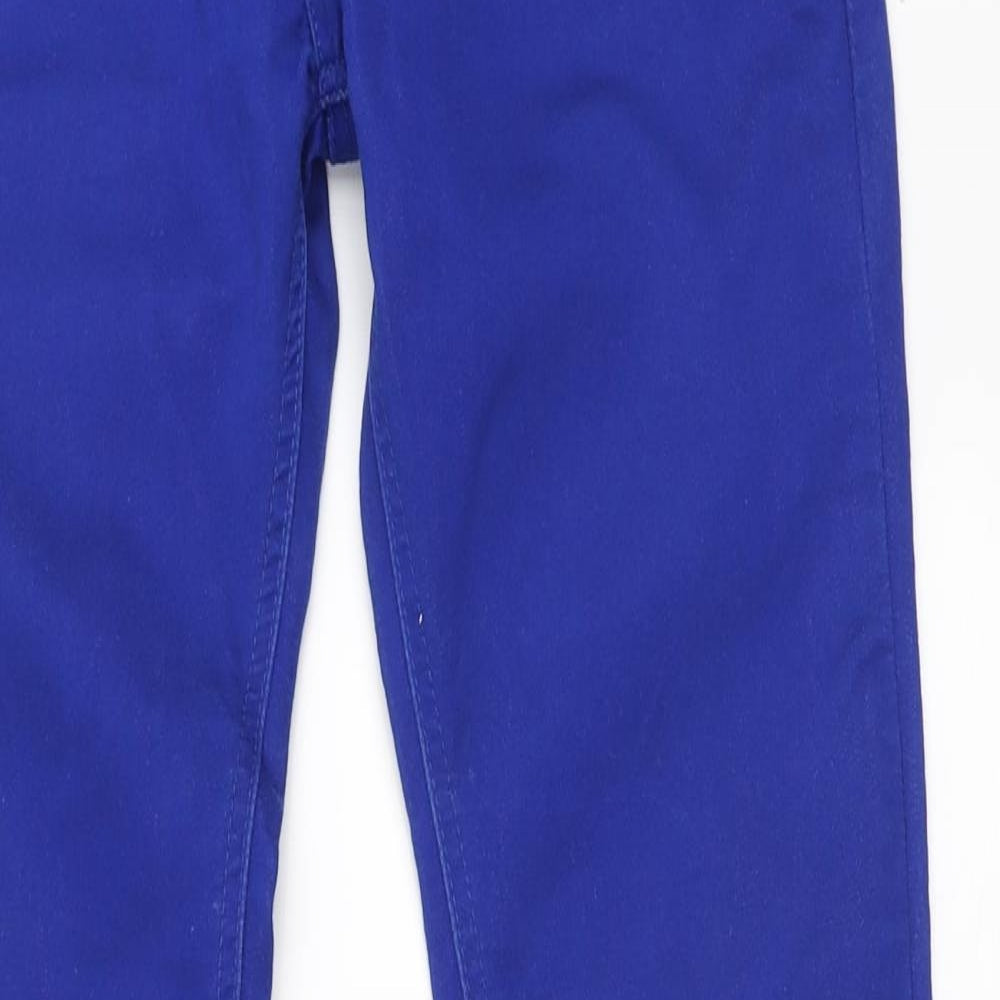 Hello Miss Womens Blue Cotton Skinny Jeans Size 26 in L32 in Regular Zip