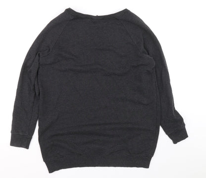 Mens UK Size M H&M Grey Pullover Sweatshirt