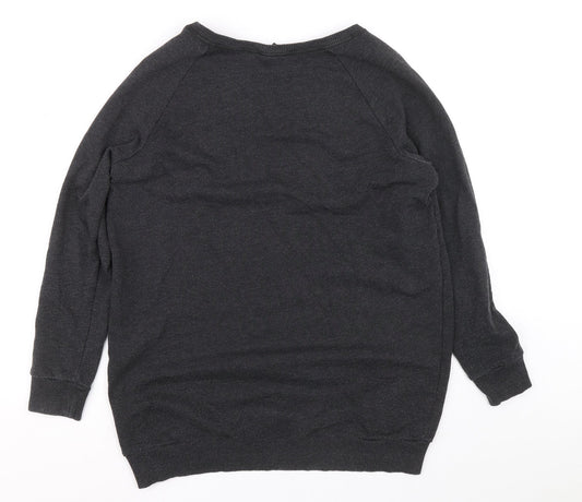 Mens UK Size M H&M Grey Pullover Sweatshirt