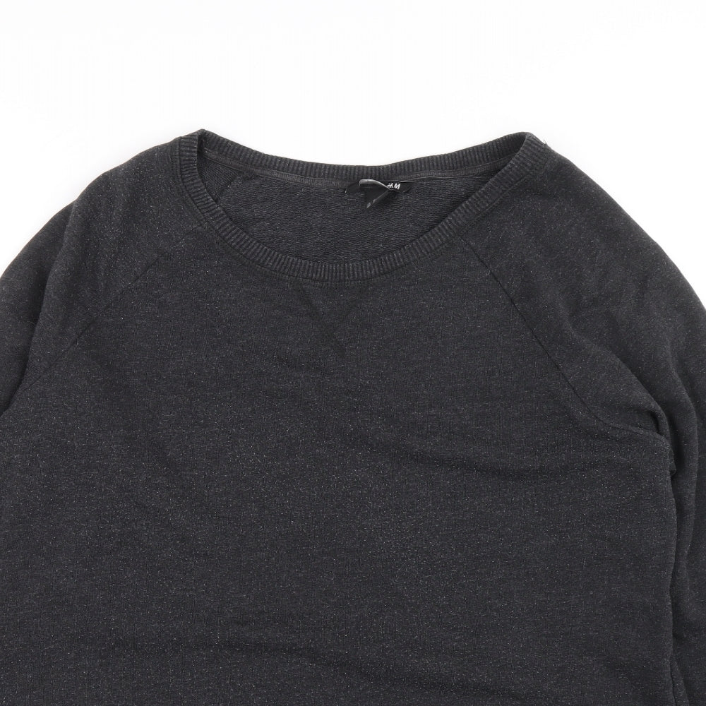 Mens UK Size M H&M Grey Pullover Sweatshirt