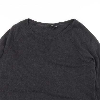 Mens UK Size M H&M Grey Pullover Sweatshirt