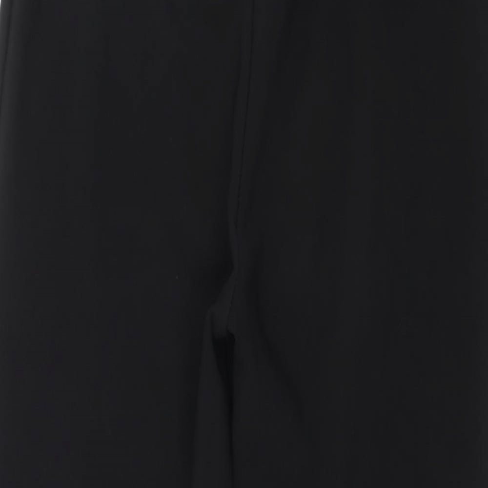 Womens UK Size 14 Preworn Regular Fit  Black Trousers