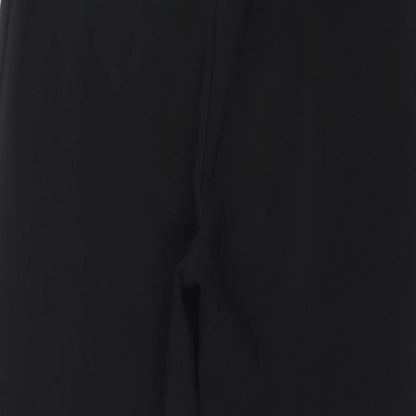 Womens UK Size 14 Preworn Regular Fit  Black Trousers