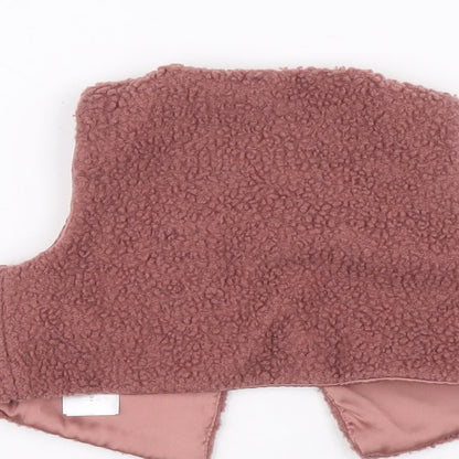 Primark Girls Pink Gilet Jacket Size 6-9 Months Button