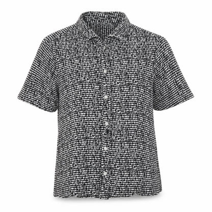Womens UK Size L Brave Soul Black Basic Button-Up