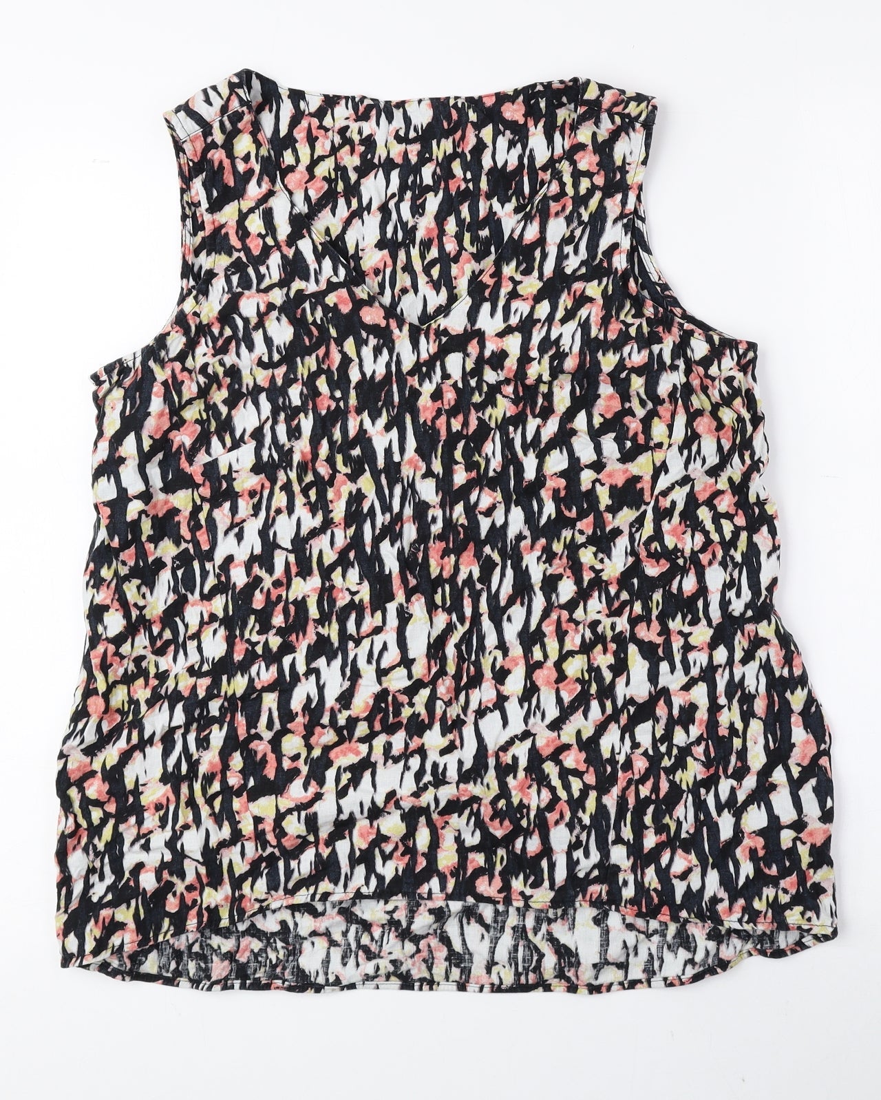 Womens UK Size 12 Marks and Spencer Multicoloured Basic Tank