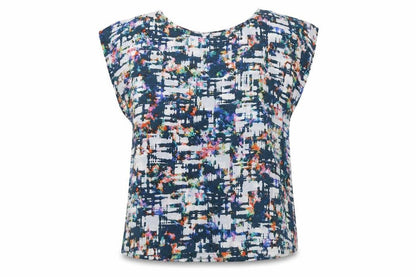 Womens UK Size 10 Warehouse Multicoloured Basic Blouse