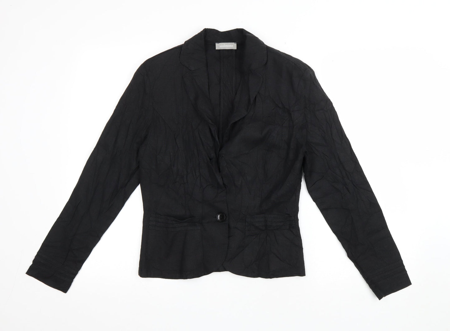 Womens UK Size 6 Steilmann Black Jacket