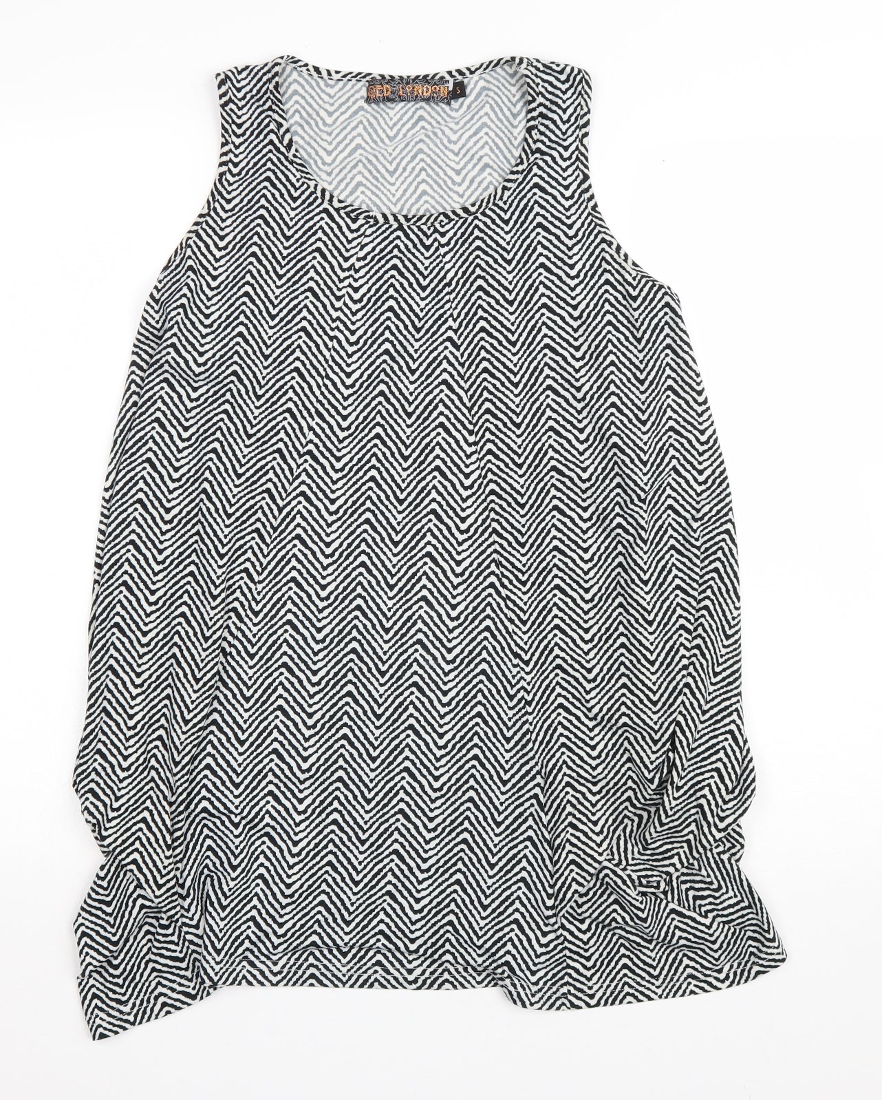 Womens UK Size S QED London White Basic Tank
