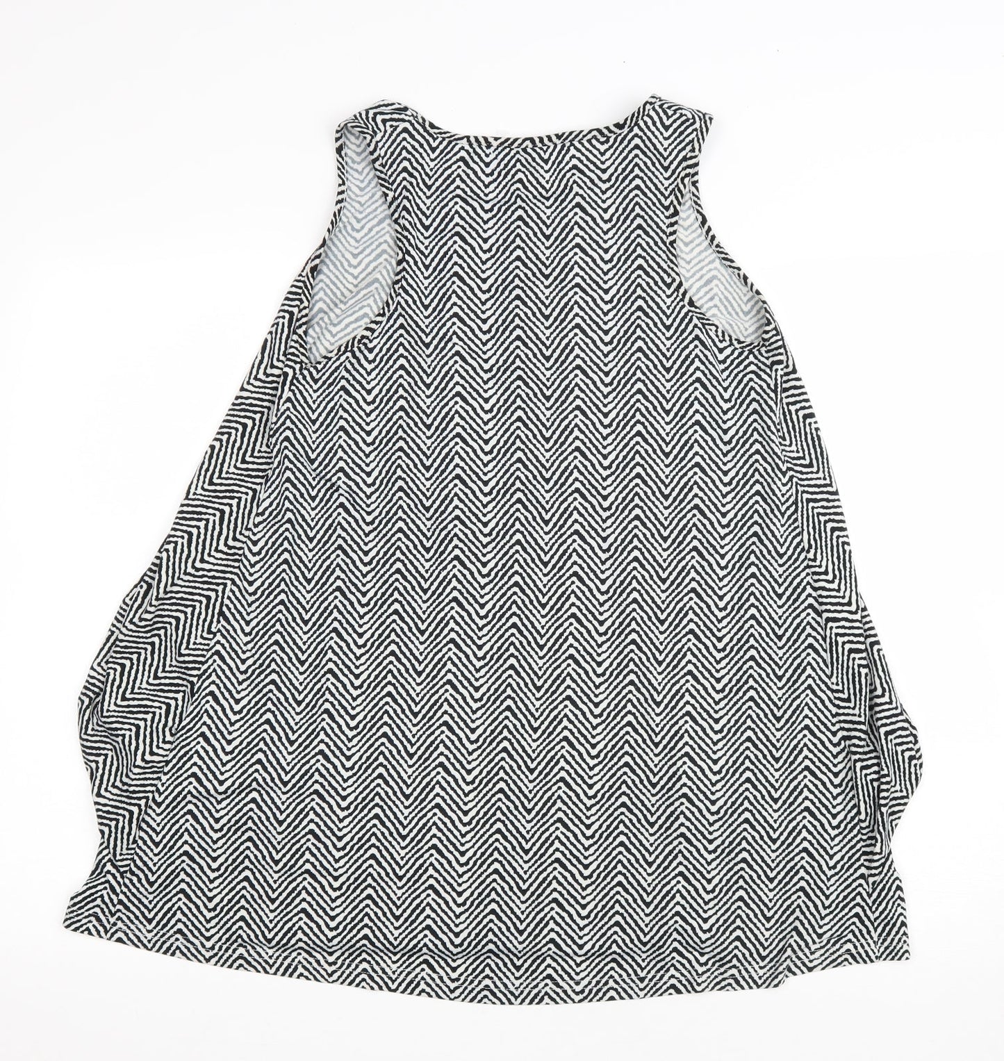 Womens UK Size S QED London White Basic Tank