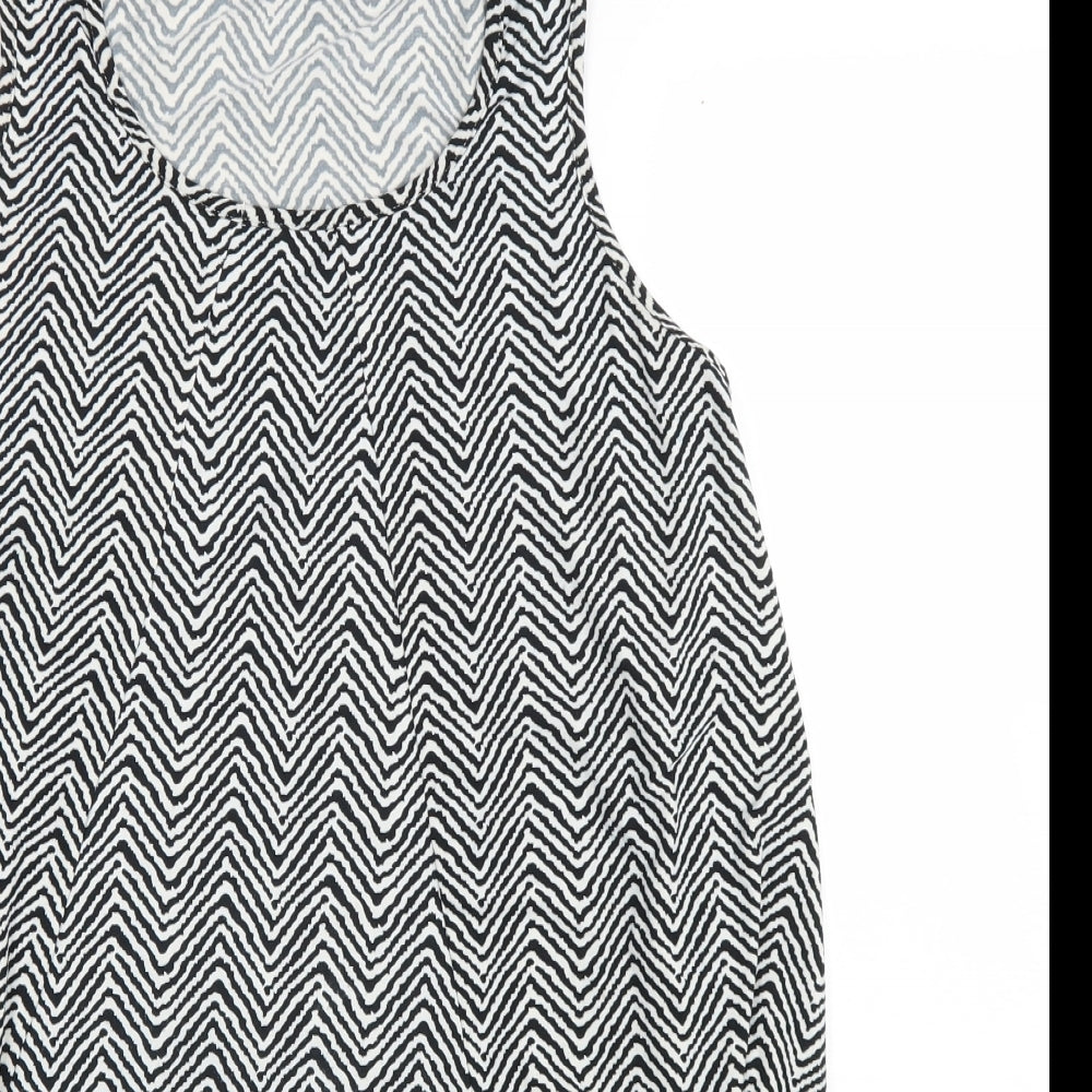 Womens UK Size S QED London White Basic Tank