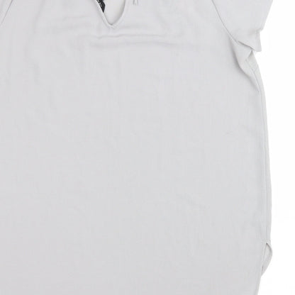 Womens UK Size 14 New Look Grey Basic T-Shirt