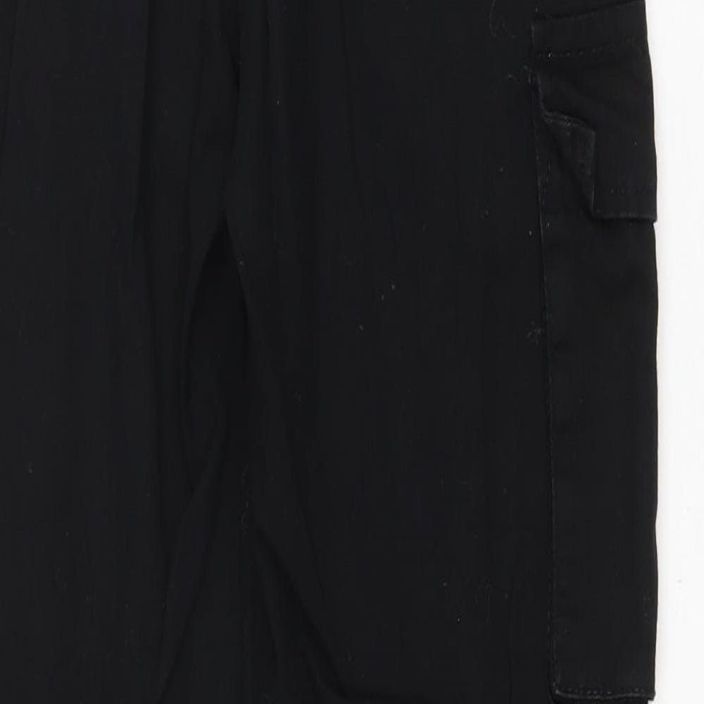 Misguided Womens Black Cotton Tapered Jeans Size 6 L28 in Regular Zip