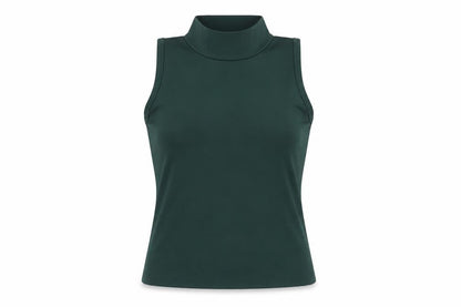 Womens UK Size 6 Nasty Gal Green Basic Tank