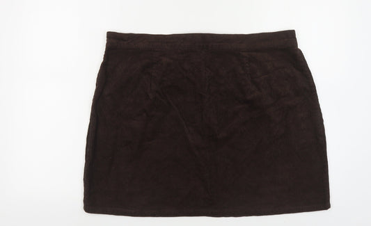 Womens UK Size 20 Denim & Co. Maxi Corduroy Skirt