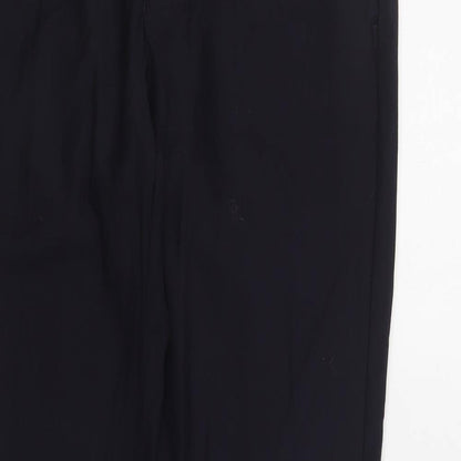 Mens UK Size 34 in Cedar Wood State Regular Fit Dress Pants Blue Trousers
