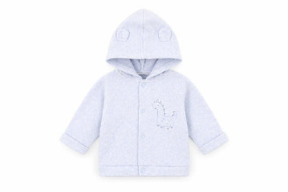 Watch Me Grow Baby Blue Basic Jacket Jacket Size 3-6 Months Snap - Dinosaur