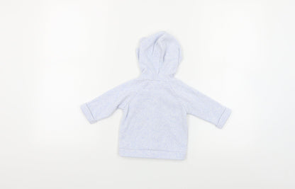 Watch Me Grow Baby Blue Basic Jacket Jacket Size 3-6 Months Snap - Dinosaur