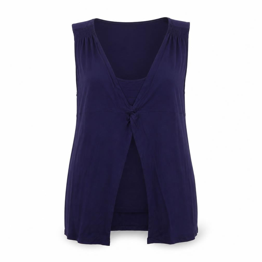 Womens UK Size 14 Olsen Blue Basic Tank