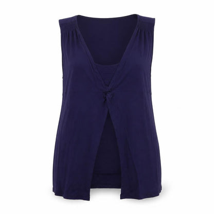 Womens UK Size 14 Olsen Blue Basic Tank