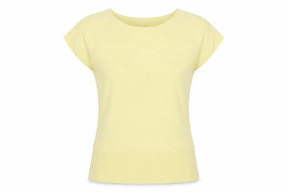 Womens UK Size M Sky Designs Yellow Basic T-Shirt