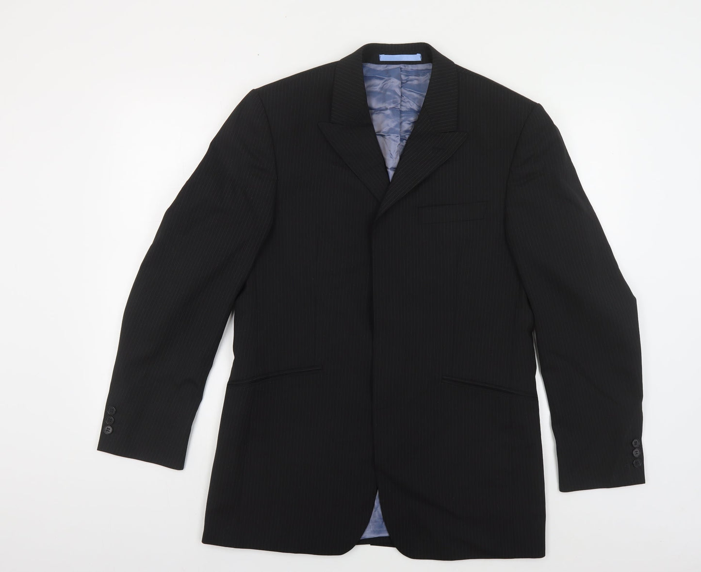 Mens UK Size 38 Burton Regular Black Suit Jacket
