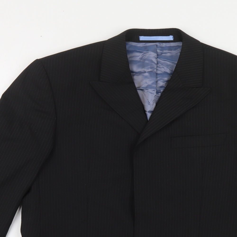 Mens UK Size 38 Burton Regular Black Suit Jacket